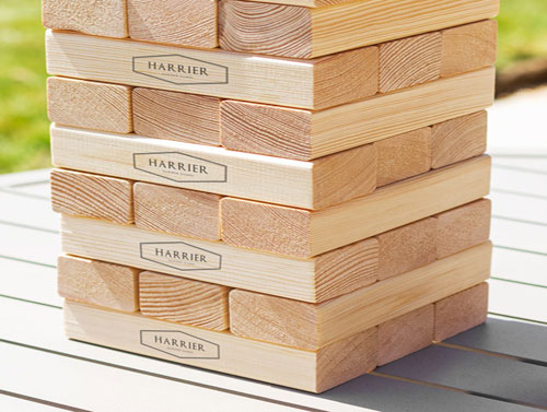 Click to view The Garden Jenga Game